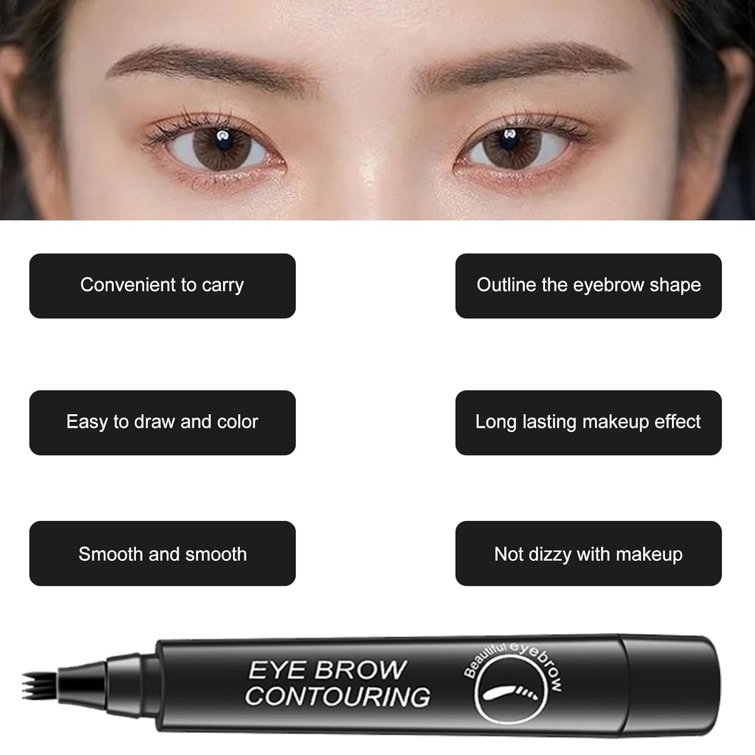Stylish Eyebrow Pen - BUY 1 GET 1 FREE 🔥
